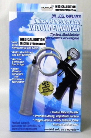 Dr. Joel Kaplan Deluxe Hand-Operated Vacuum Enlargement Pump