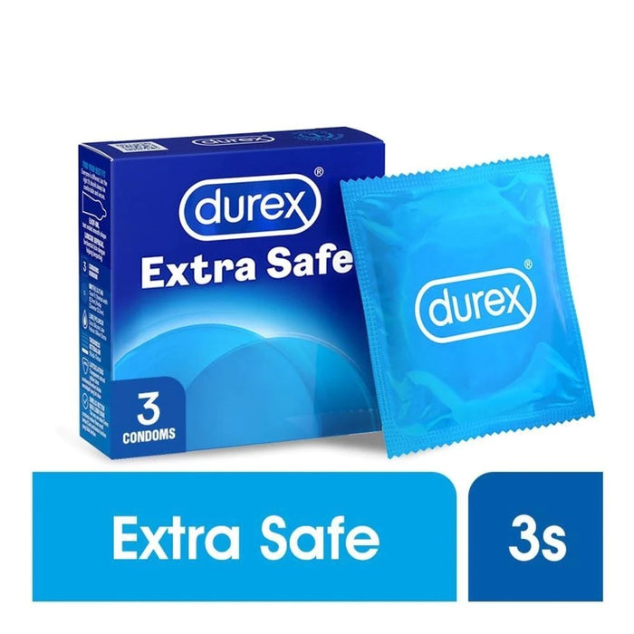 Durex Extra Safe Condom 3pcs or 12 Pcs (Newest Packaging)