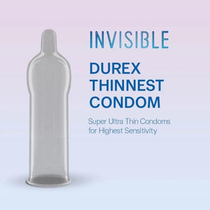 Durex Invisible Extra Thin Extra Sensitive 3s or 10s