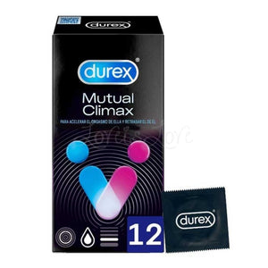 Durex Mutual Climax Condoms 12 pcs (Designed for Longer Lasting Performance)(Exp 07/2026)(Best Seller)