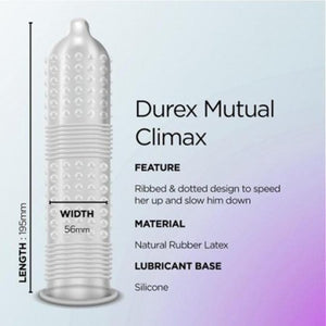 Durex Mutual Climax Condoms 12 pcs Buy in Singapore LoveisLove U4Ria 
