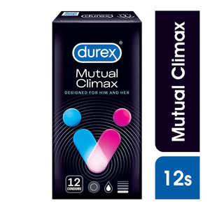 Durex Mutual Climax Condoms 12 pcs (Designed for Last Longer Performance)(Exp 07/2026)