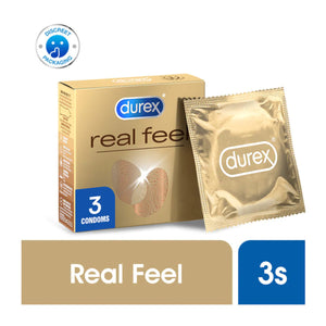 Durex RealFeel Non-Latex Condom 3pcs or 10pcs Buy in Singapore LoveisLove U4Ria 