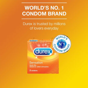 Durex Sensation Condom 3pcs Buy in Singapore LoveisLove U4Ria 