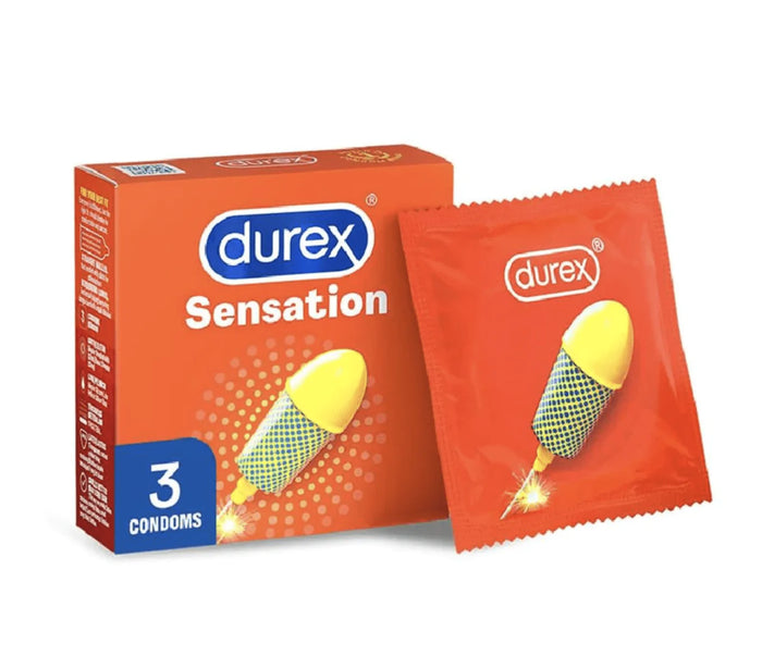 Durex Sensation Condom 3pcs (Expiry 2026)