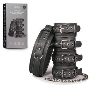 Easytoys Six Piece Full Restraint Set Buy in Singapore LoveisLove U4Ria 