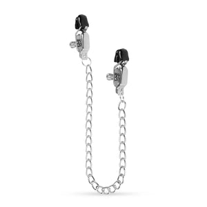 Easytoys Big Nipple Clamps With Chain Silver  love is love buy sex toys in singapore u4ria loveislove