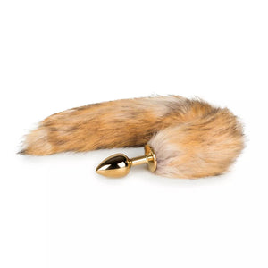 Easytoys Fox Tail Plug No. 1 - Gold love is love buy sex toys in singapore u4ria loveislove