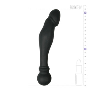Easytoys Silicone Anal Probe No. 2 Prostate Dildo 21cm with Special Curves love is love buy sex toys in singapore u4ria loveislove