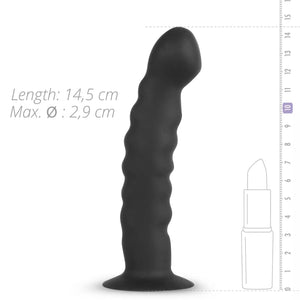 Easytoys Thruster Silicone 14.5cm Ribbed Strap-On Dildo  love is love buy sex toys in singapore u4ria loveislove