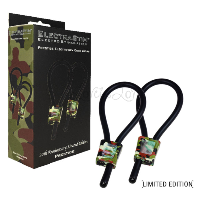 ElectraStim Prestige ElectraLoops Adjustable Cock Rings (20th Anniversary Camouflage Limited Edition)