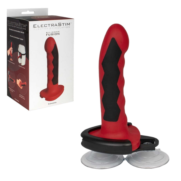 ElectraStim Silicone Fusion Komodo Electro Dildo EM3132 (FREE Conductive Gel)