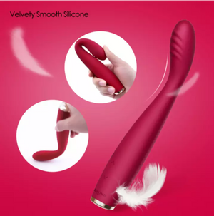 Erocome Cygnus G-spot Vibrator Red Buy in Singapore LoveisLove U4Ria