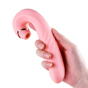 Erocome Draco Thrusting Heating Vibrator with Clitoral Suction in Pink Buy in Singapore LoveisLove U4Ria