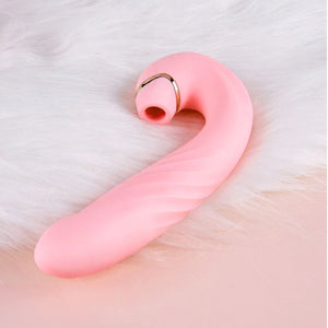 Erocome Draco Thrusting Heating Vibrator with Clitoral Suction in Pink Buy in Singapore LoveisLove U4Ria