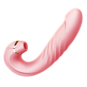 Erocome Draco Thrusting Heating Vibrator with Clitoral Suction in Pink Buy in Singapore LoveisLove U4Ria