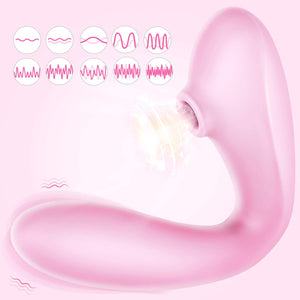 Erocome Andromeda 2-IN-1 Clit Sucking G-spot Warming Vibrator Pink or Red Buy in Singapore LoveisLove U4Ria 