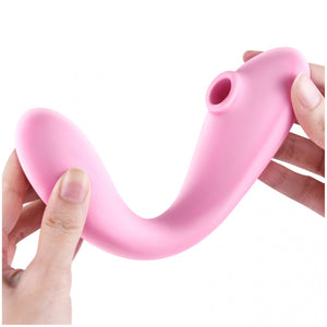 Erocome Andromeda 2-IN-1 Clit Sucking G-spot Warming Vibrator Pink or Red Buy in Singapore LoveisLove U4Ria 