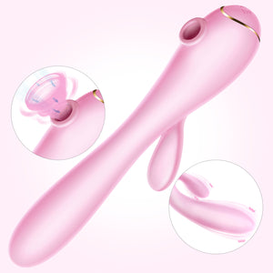 Erocome Apus Rabbit Clitoral Air Stimulator and G-spot Vibrator Pink Buy in Singapore LoveisLove U4Ria 