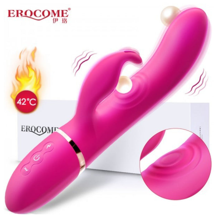 Erocome CANESVENATICI Flapping Heating Vibrator Deep Rose