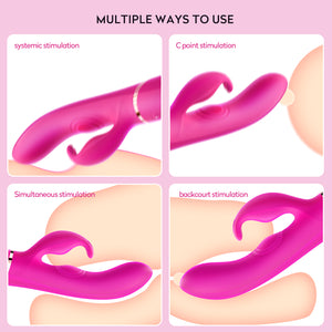 Erocome CANESVENATICI Flapping Heating Vibrator Deep Rose ( Last Piece )