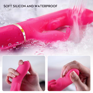 Erocome CANESVENATICI Flapping Heating Vibrator Deep Rose ( Last Piece )