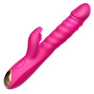 Erocome Capricornus Rabbit Thursting and Rotating Vibrator Cerise buy in Singapore LoveisLove U4ria