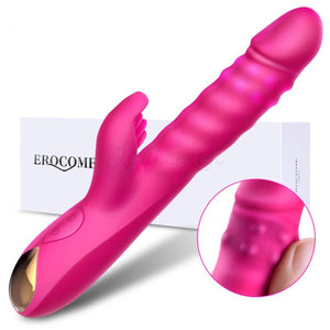 Erocome Capricornus Rabbit Thursting and Rotating Vibrator Cerise buy in Singapore LoveisLove U4ria