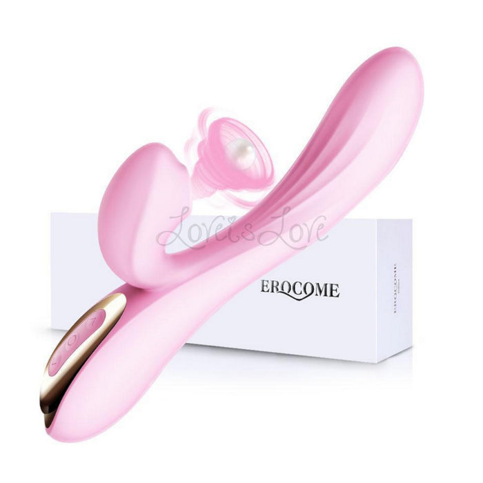 Erocome Delphinus Vibrating Motion With Sucking Function Vibrator Pink