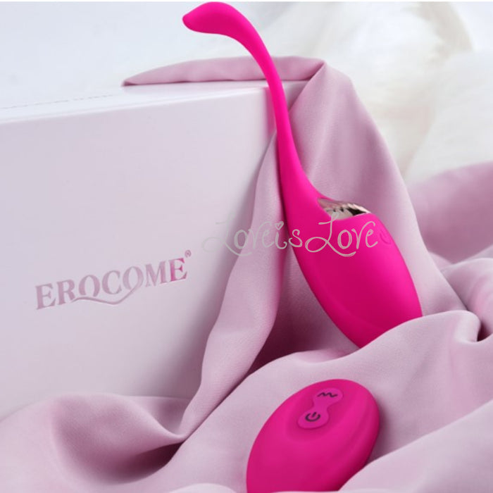 Erocome Grus Vibrating Egg with Remote Control Deep Rose