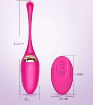Erocome Grus Vibrating Egg with Remote Control Deep Rose