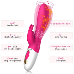 Erocome Hydra Heat Rotating Rabbit Vibrator Buy in Singapore LoveisLove U4Ria 