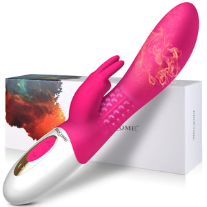 Erocome Hydra Heating Function and Rotating Beaded Rabbit Vibrator Rotating beaded head with strong vibrator
