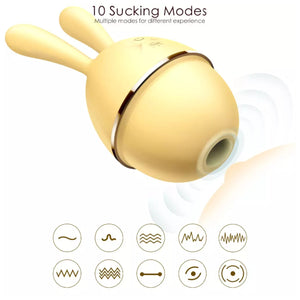 Erocome Leporis Wave Pressure Clit Massager Yellow Buy in Singapore LoveisLove U4ria