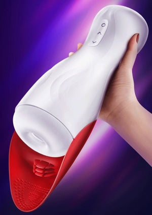 Erocome Virgo Vibrating Masturbator with Tongue Stimulator