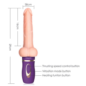Erocome Auriga Thrusting Dildo Vibrator