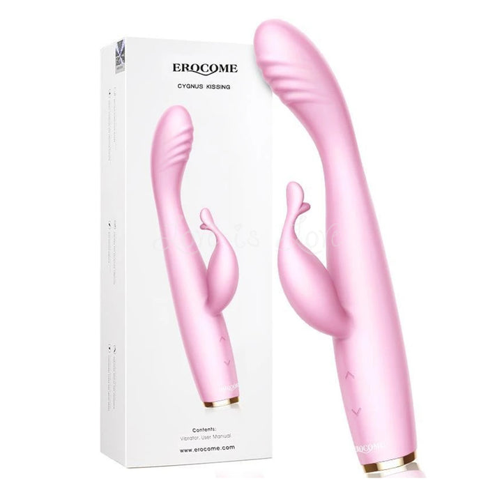 Erocome Cygnus Kissing G-spot Rabbit Vibrator (With Clitoral Stimulation)(Authorized Retailer)