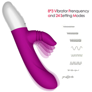 Erocome Pegasus USB Rabbit Vibrator Deep Rose Buy in Singapore LoveisLove U4ria 