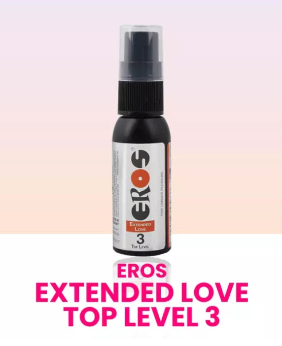 Eros Extended Love Top Level 3 Delay Spray 30 ML 1.02 FL OZ  (Expiry Year 2025)(Just Sold)