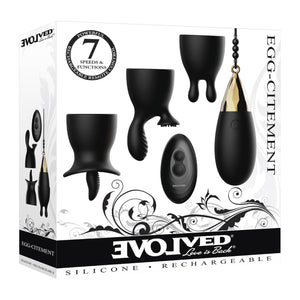 Evolved Egg-Citement Remote Controlled Egg Vibrator Multi-Sleeve buy in Singapore LoveisLove U4ria