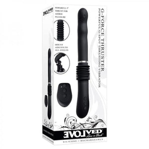 Evolved G-Force Thruster Rechargeable Silicone Black buy in Singapore LoveisLove U4ria