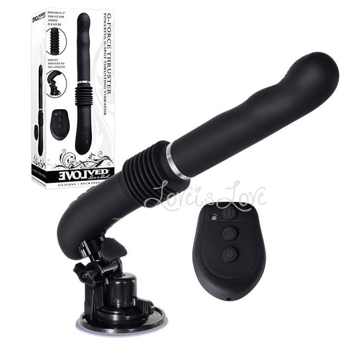 Evolved G-Force Thruster Rechargeable G-Spot Vibrator With Remote Control