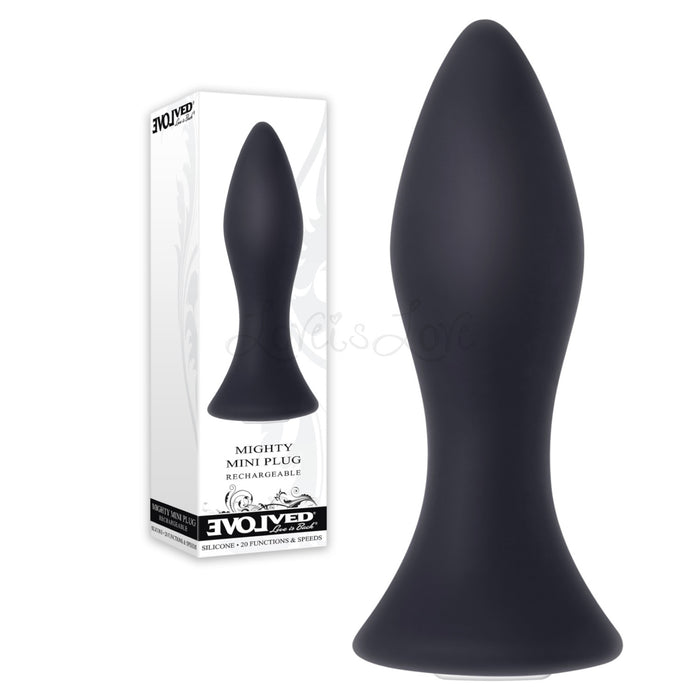 Evolved Mighty Mini Plug 20 Function Rechargeable Anal Plug