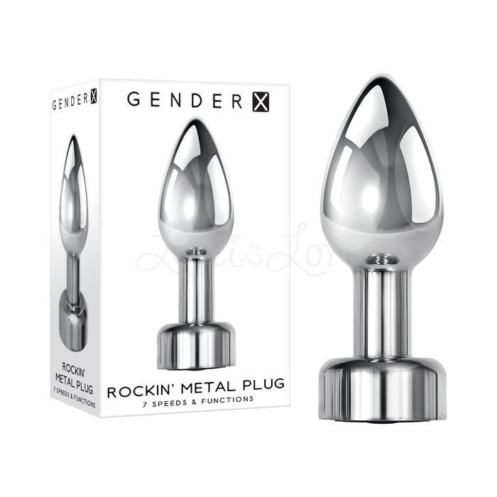Evolved Novelties Gender X Rockin' Rechargeable Vibrating Metal Plug