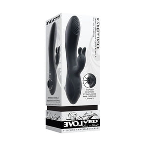 Evolved Rabbit Hole Triple Stimulation Suction G-Spot Suction Rabbit Vibrator