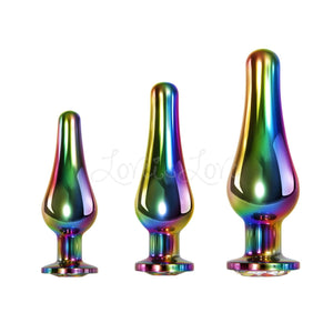 Evolved Rainbow Metal Plug Small or Medium or Large Love Is Love Buy In Singapore Sex Toys Set U4ria