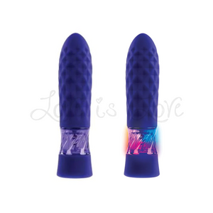 Evolved Raver Light-Up Rechargeable Silicone Bullet Vibrator Purple Buy in Singapore LoveisLove U4ria