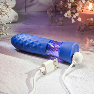 Evolved Raver Light-Up Rechargeable Silicone Bullet Vibrator Purple Buy in Singapore LoveisLove U4ria