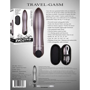 Evolved Travel-Gasm Bullet Rechargeable Vibrator Love Is Love Sex Toys In Singapore U4ria