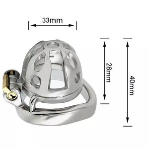 Small Stainless Steel Chastity Cock Cage For Men